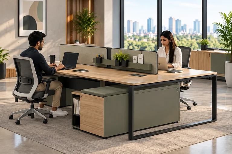 Modular desking and workstation series